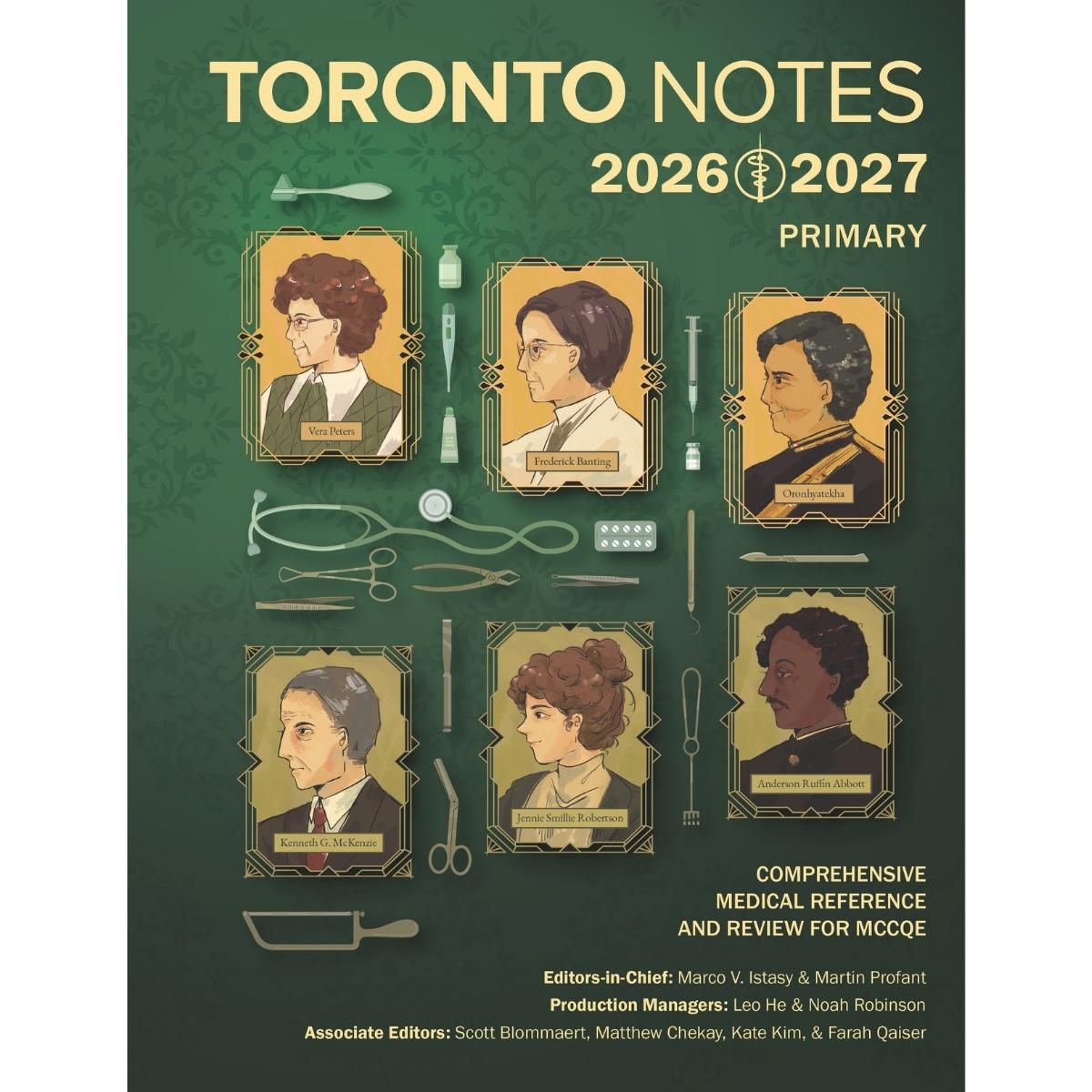 Toronto Notes 2026-2027 Print Bundle